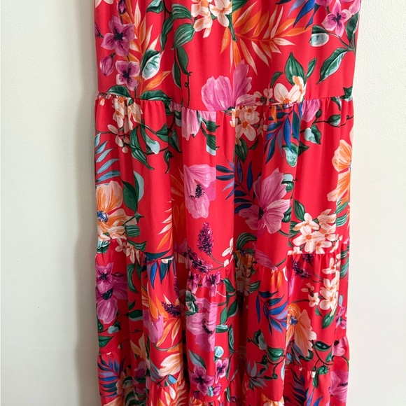 Eliza J Tiered Floral Print Maxi Dress - Picture 6 of 9